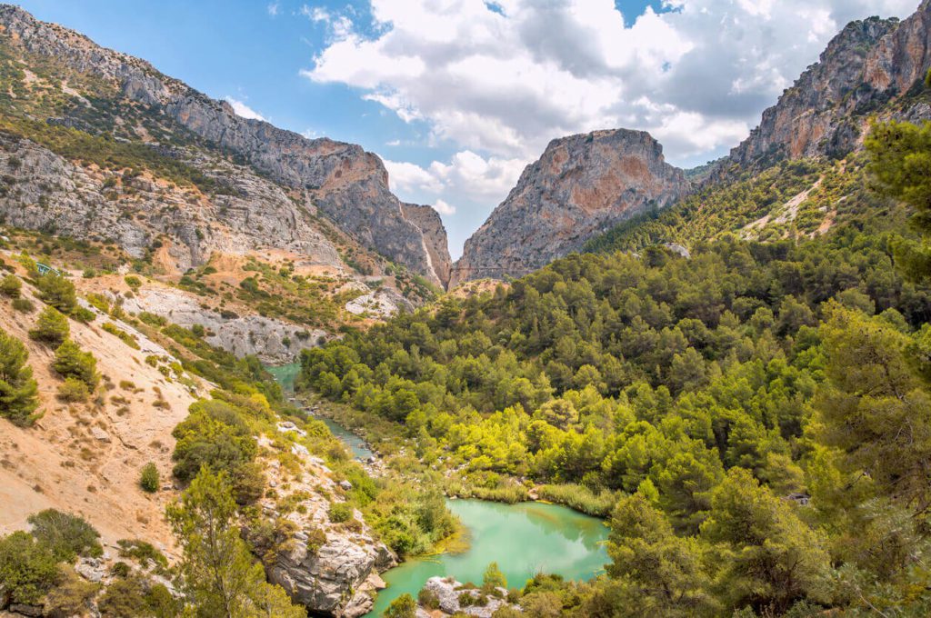 Paesaggio caminito del rey