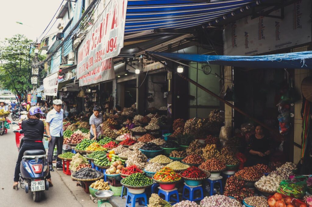 viaggio in vietnam fai da te - mercato tipico