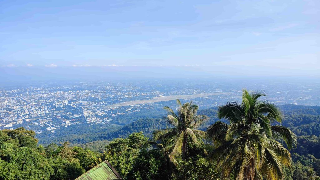 vista su Chiang Mai da Doi Suthep